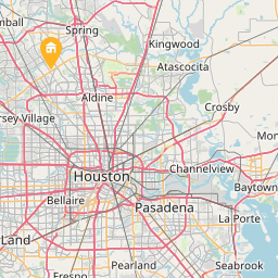 InTown Suites Houston North on the map